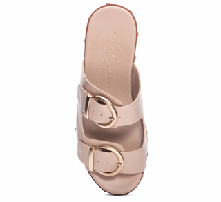 Surfs Up Smooth Sandal - Beige