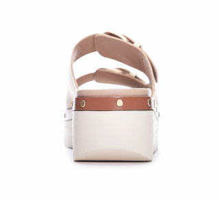 Surfs Up Smooth Sandal - Beige