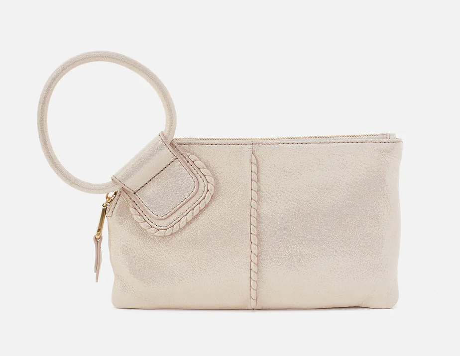 Hobo Sable Wristlet - Sand Shimmer
