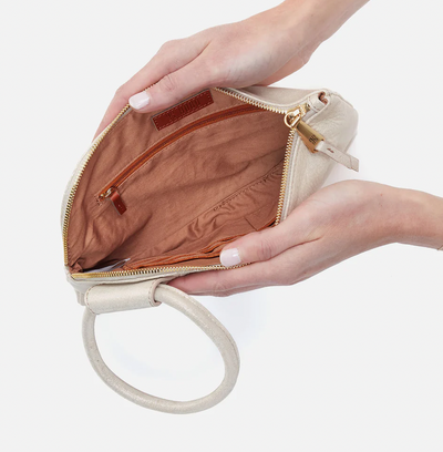 Hobo Sable Wristlet - Sand Shimmer