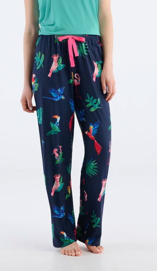 Capelton Road Women's Tropical Birds Pajama Pants