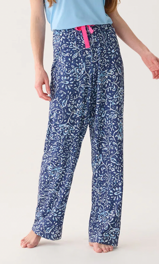 Capelton Road Women's Batik Flowers Pajama Pants