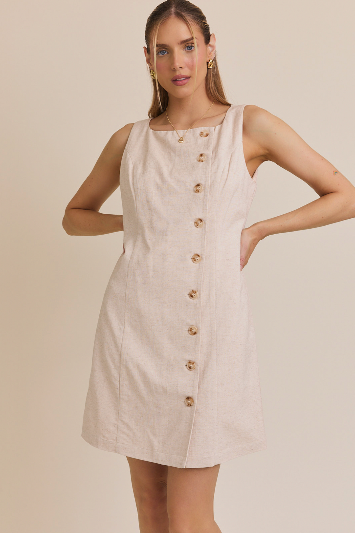 Boss Lady Button Dress