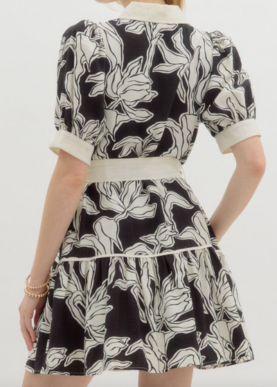 Entro Savannah Floral Print Dress