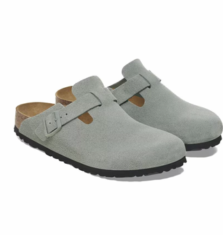 Birkenstock Boston Soft-Footbed (Narrow) - Pure Sage