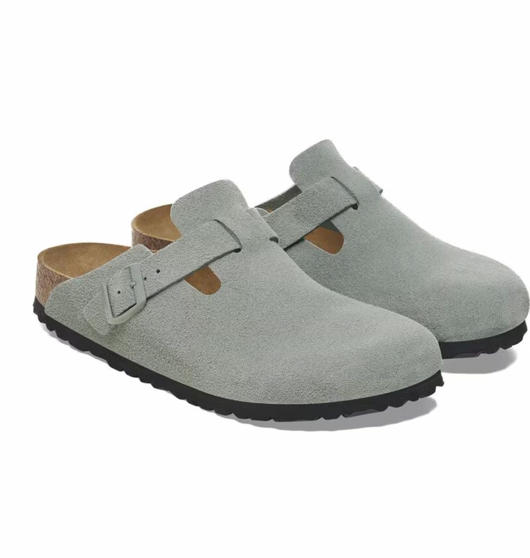 Birkenstock Boston Soft-Footbed (Narrow) - Pure Sage – Salty