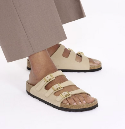 Birkenstock Florida Fresh Nubuck - Sandcastle