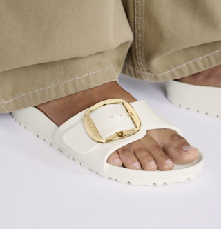 Birkenstock Madrid (Narrow) Big Buckle EVA - Eggshell