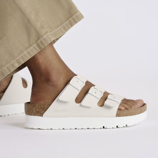 Birkenstock Florida III (Narrow) Flex Platform - Eggshell