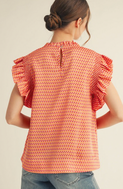 Ruffled Feathers Top