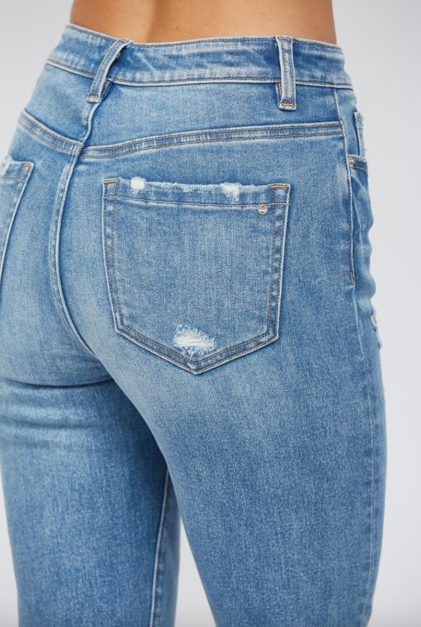 Mica High Rise Slim Crop