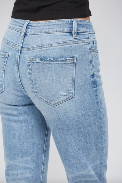 Mica Mid Rise Straight Leg