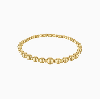 Graduating Bead Stretch Bracelet