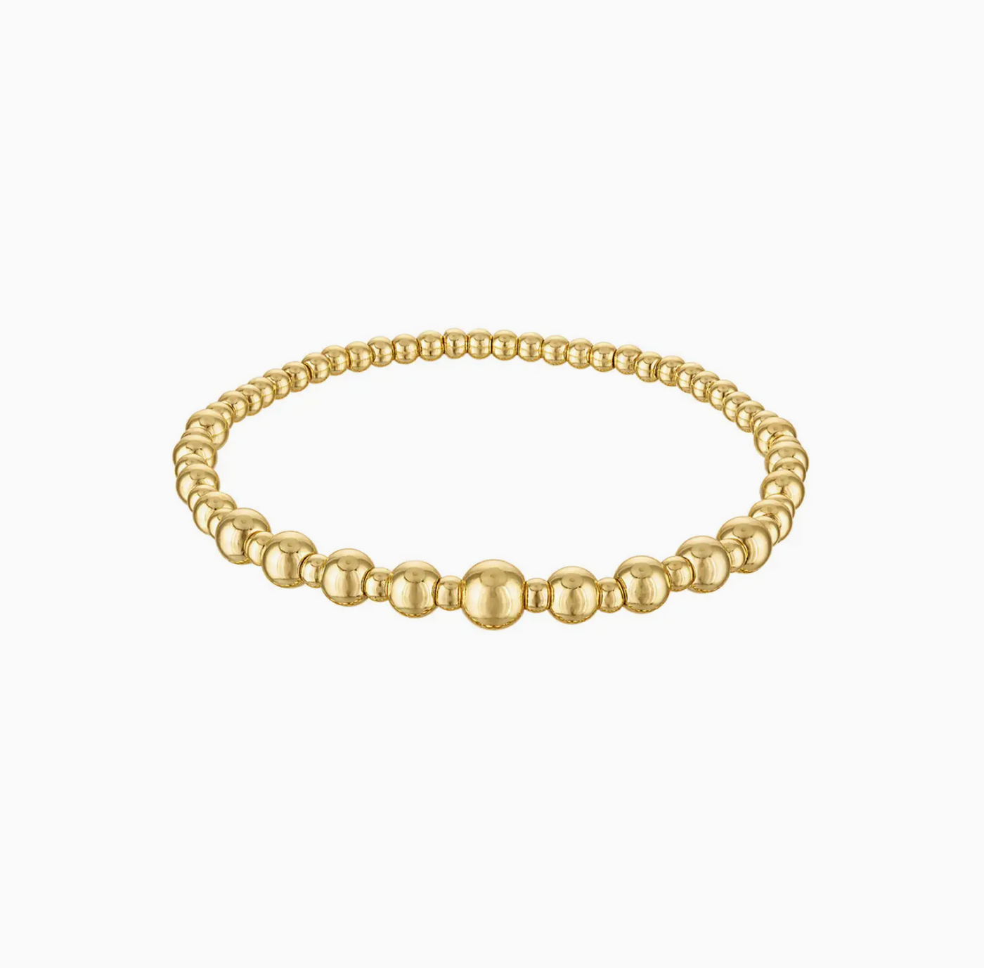 Graduating Bead Stretch Bracelet
