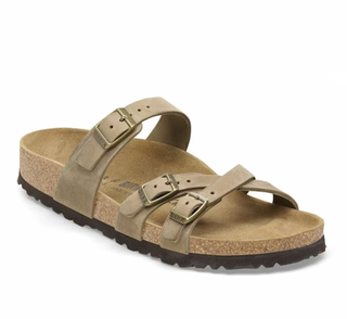 Birkenstock Franca Oiled Leather - Tobacco Brown