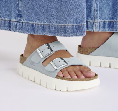 Birkenstock Arizona Chunky Suede - Baby Blue Papillio