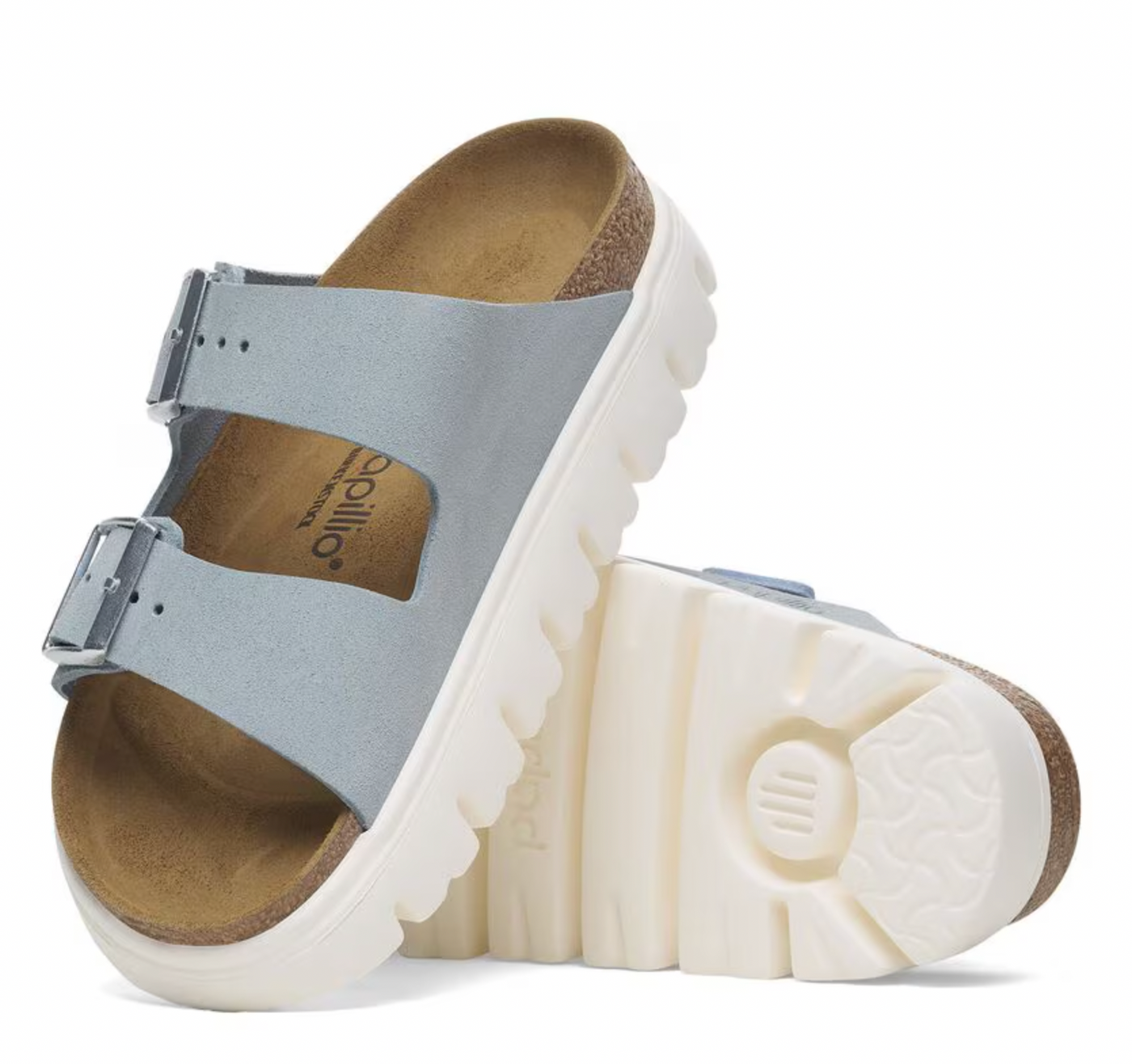 Birkenstock Arizona Chunky Suede - Baby Blue Papillio
