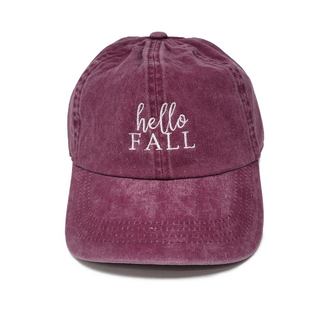 Hello Fall Baseball Cap