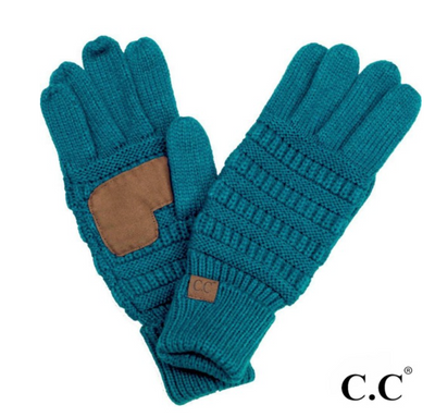 Ribbed Smart Touch Gloves