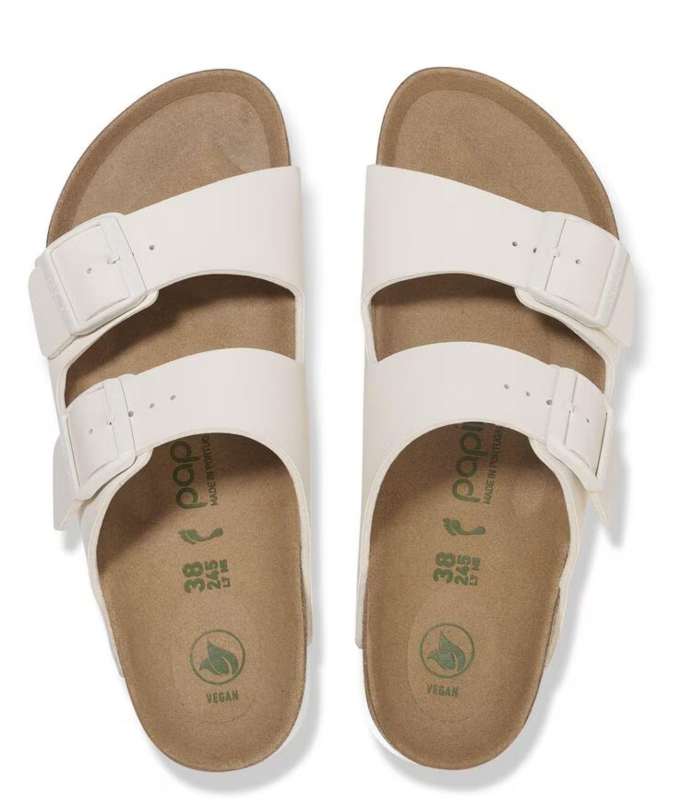 Birkenstock Arizona (Narrow) Flex Platform Birko-Flor Eggshell