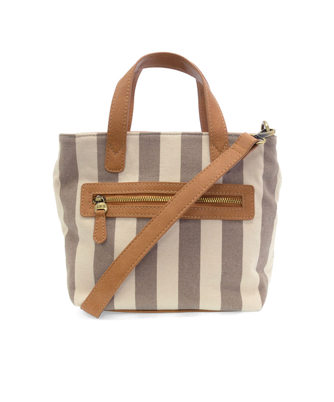 Awning Stripe Mini Canvas Tote