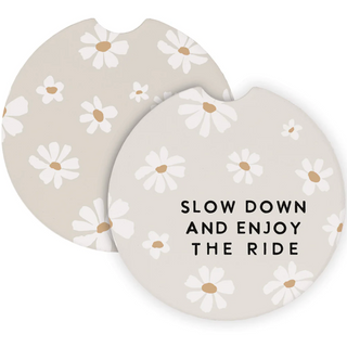 Enjoy The Ride Car Coaster Set