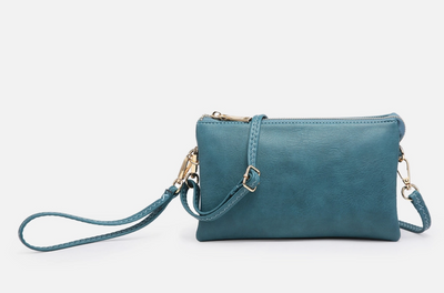 Riley 3 Compartment Wristlet/Crossbody