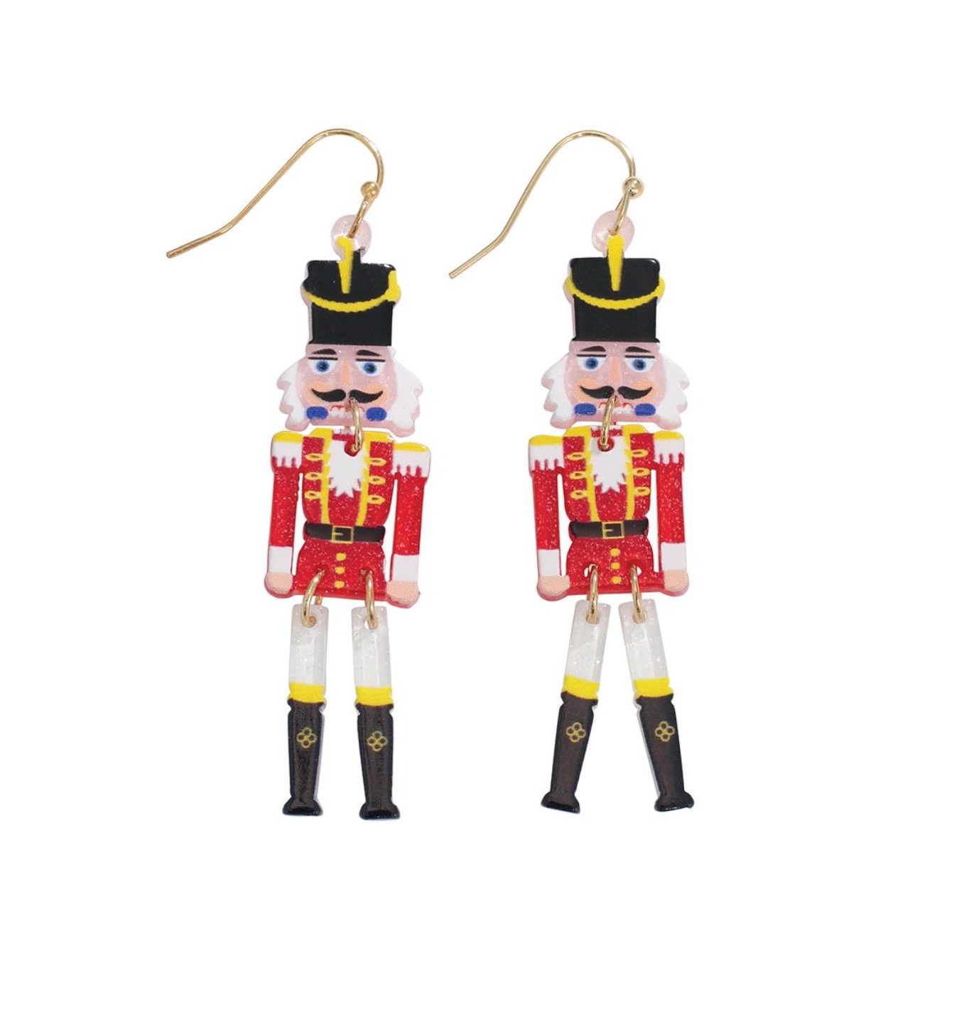 Periwinkle Dancing Nutcracker Earrings
