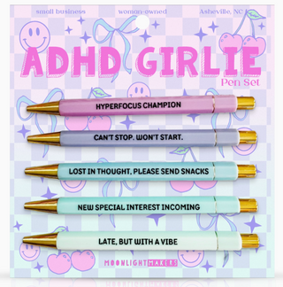 Adhd Girlie - Pen Set