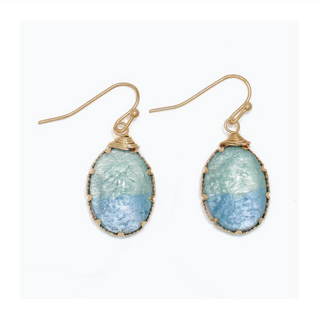 Shimmering Ocean Earrings