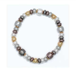 Tri-Color Beaded Bracelet