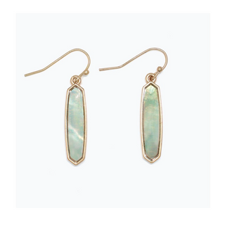 Mint Shell Earrings