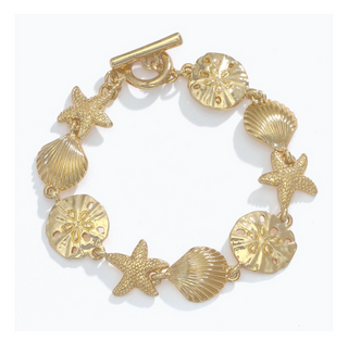 Periwinkle Linked Sea Life Bracelet