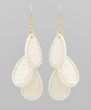 Raffia Petals Earrings