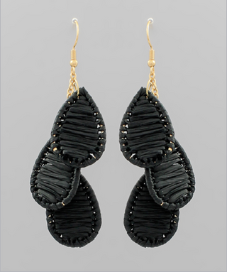 Raffia Petals Earrings