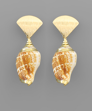 Conch Shell Earrings