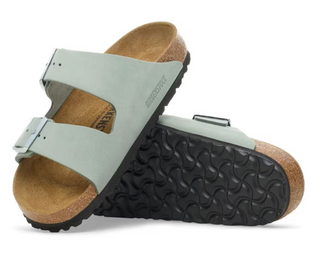 Birkenstock Arizona Nubuck Leather - Pure Sage (Regular)