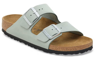 Birkenstock Arizona Nubuck Leather - Pure Sage (Regular)