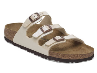 Birkenstock Florida Birko-Flor - Graceful Pearl White