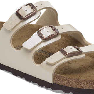 Birkenstock Florida Birko-Flor - Graceful Pearl White
