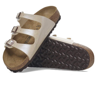 Birkenstock Florida Birko-Flor - Graceful Pearl White