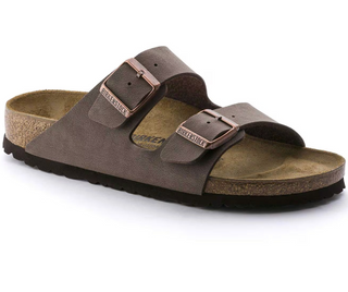 Birkenstocks Arizona Birkibuc (Narrow) - Mocha