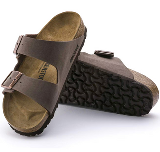 Birkenstocks Arizona Birkibuc (Narrow) - Mocha
