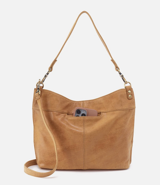Hobo Pier Shoulder Bag Whiskey Buffed Leather