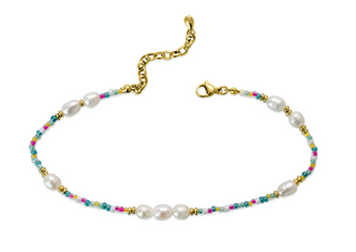 Here's the Skinny - Colors of the Sea Anklet Set