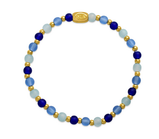 Isla Beads of the Sea Stretch Bracelet - Tarnish Resistant