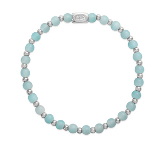 Isla Beads of the Sea Stretch Bracelet - Tarnish Resistant