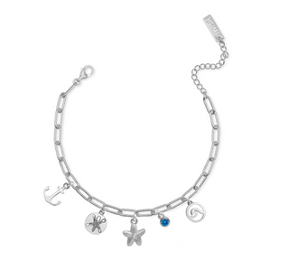 Swish "Make A Wish Upon A Starfish" Charm Bracelet