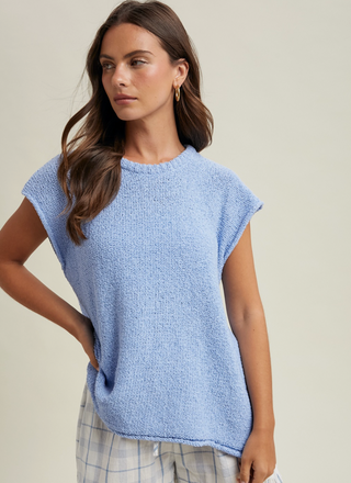 Cap Sleeve Summer Sweater