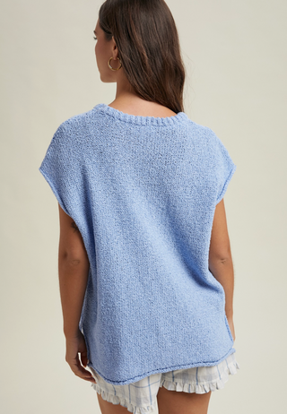 Cap Sleeve Summer Sweater